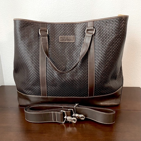 Cole Haan Leather Work / Weekender Tote - Picture 1 of 16